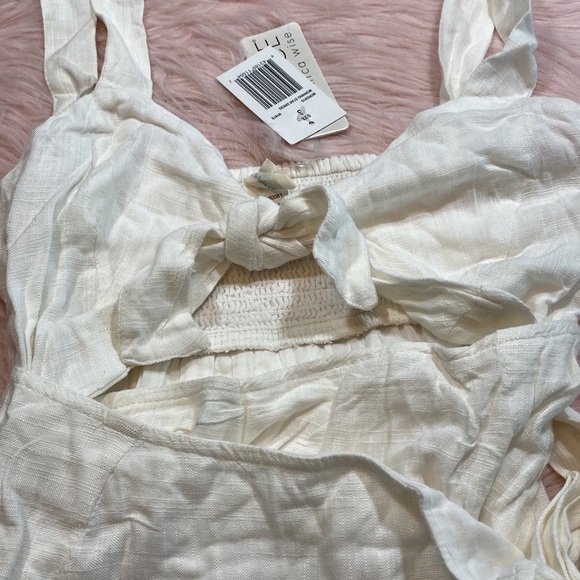 NWT L*Space Morning Star Coverup Dress in White sz S - Picture 6 of 14